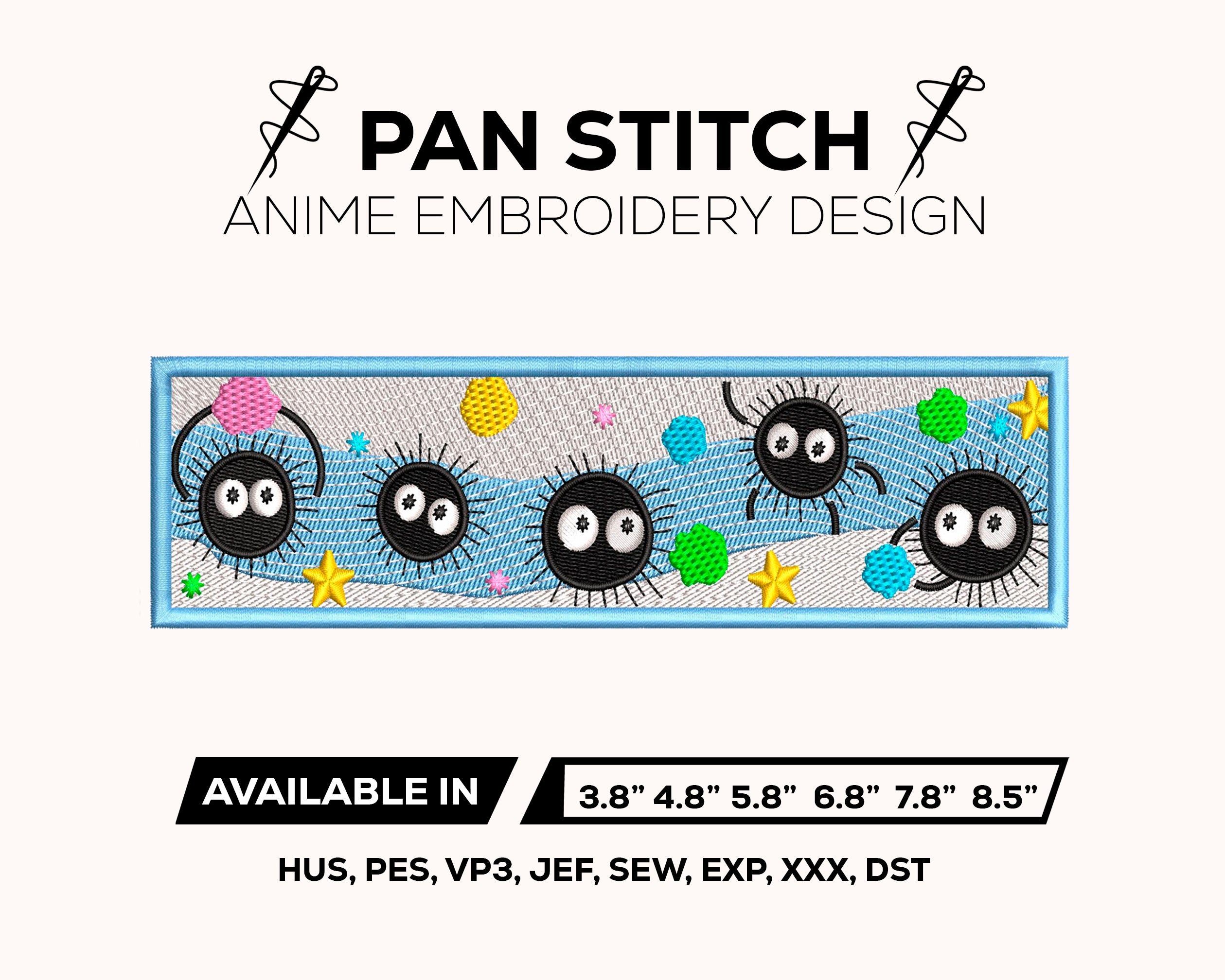 Susuwatari Embroidery Design – My Neighbor Totoro – Anime Machine Embroidery Design – Digital Download