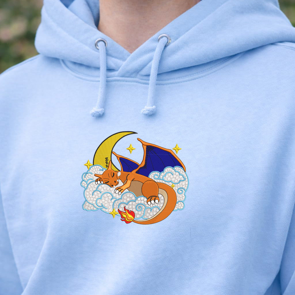 Charizard Cloud Embroidery Design Charizard Pokemon Anime Machine Embroidery Design – Digital Download