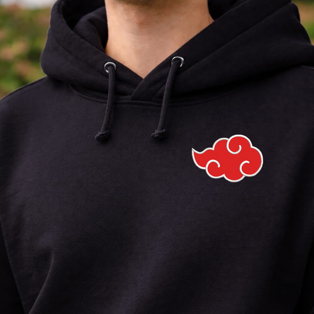 Akatsuki Cloud Embroidery Design – Naruto Anime Digital File for Embroidery Machine