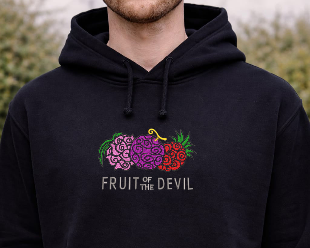 One Piece Devil Fruits Embroidery Design – Mera Mera no Mi, Gomu Gomu no Mi & Hana Hana no Mi Digital File