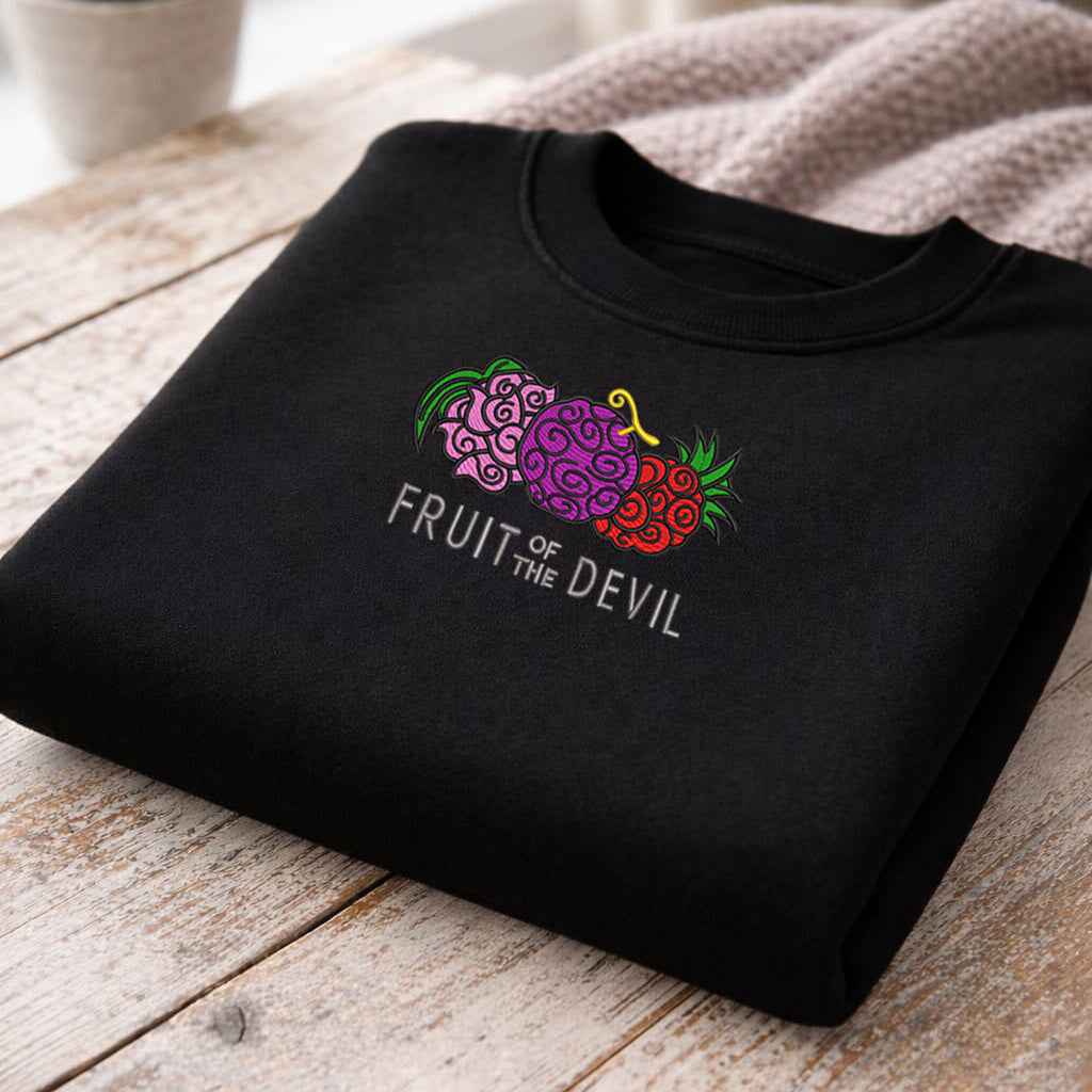 One Piece Devil Fruits Embroidery Design – Mera Mera no Mi, Gomu Gomu no Mi & Hana Hana no Mi Digital File