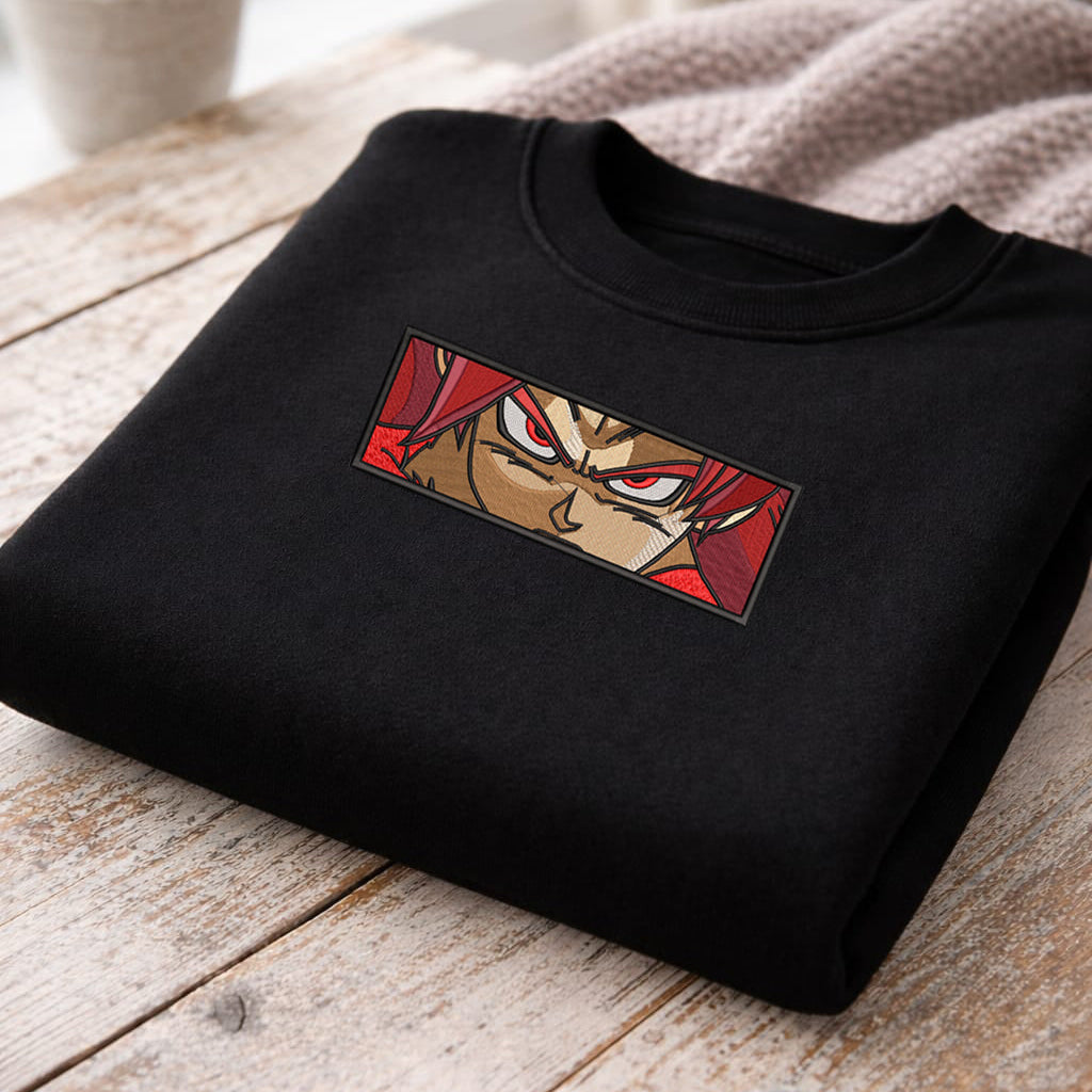 Goku Super saiyan 4 Face Eyes Embroidery Design – Dragon Ball Daima Super Saiyan Anime Machine Embroidery File