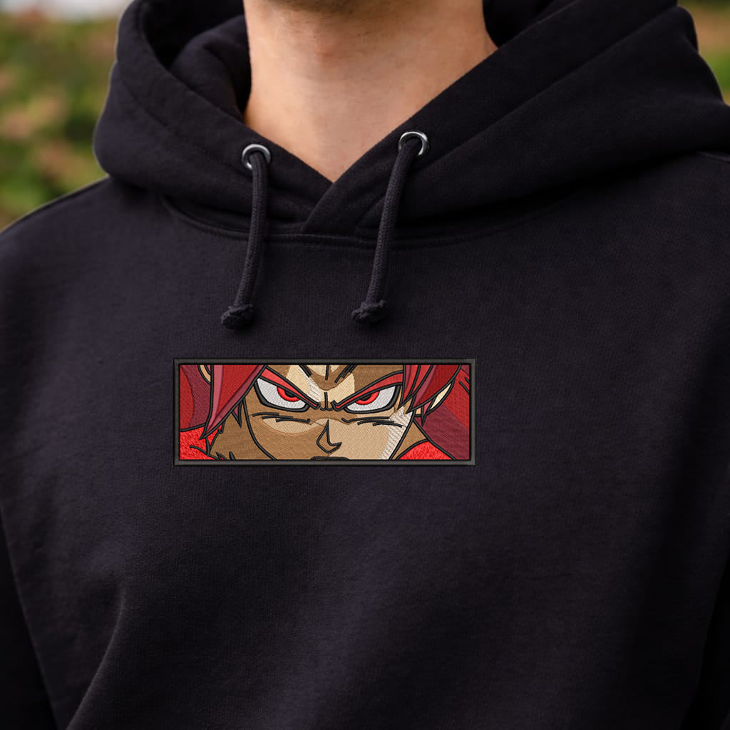 Goku Super saiyan 4 Face Eyes Embroidery Design – Dragon Ball Daima Super Saiyan Anime Machine Embroidery File