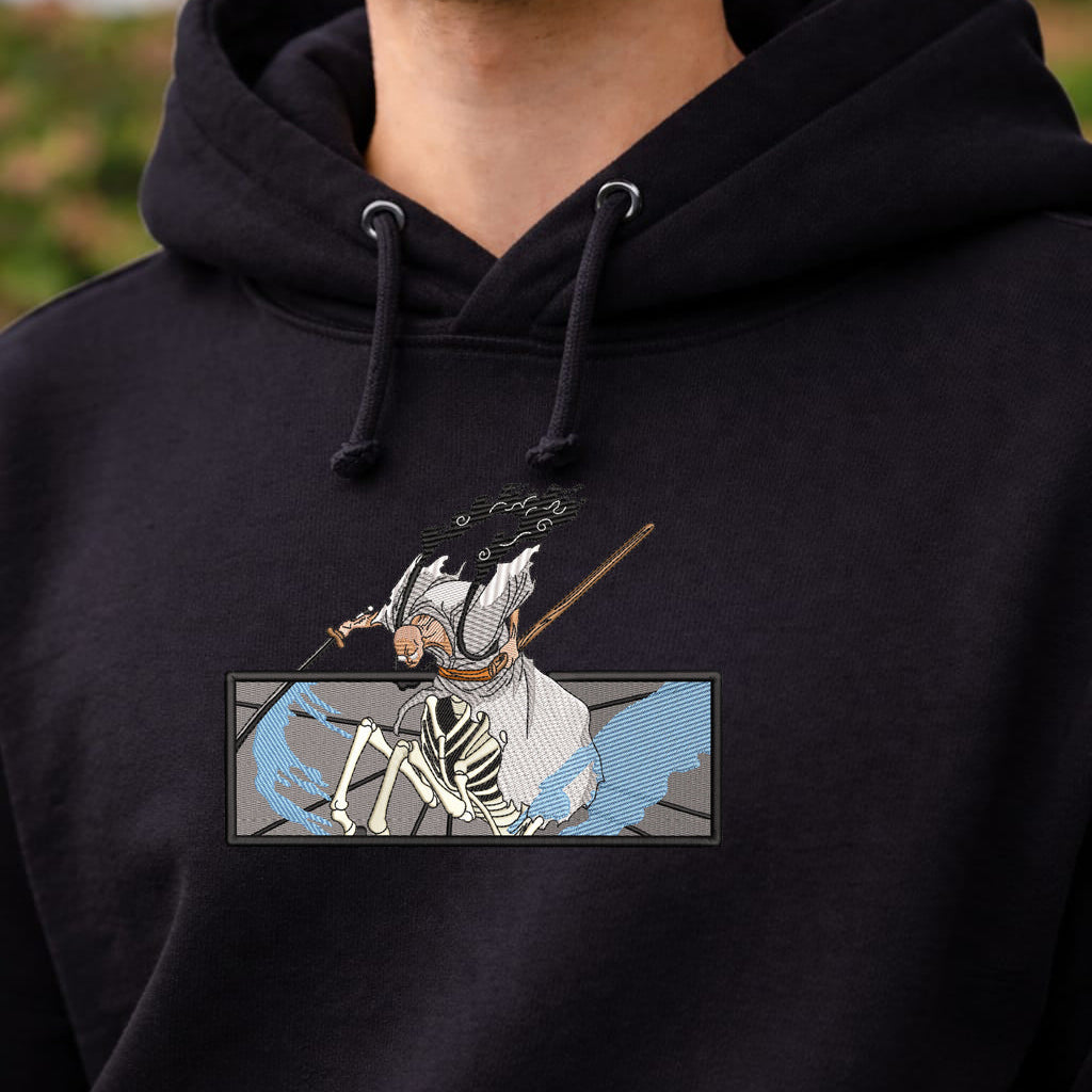 Nusjuro Gorosei One Piece Embroidery Design - Samurai Skeleton Elder Digital File - Anime One Piece Machine Embroidery Pattern