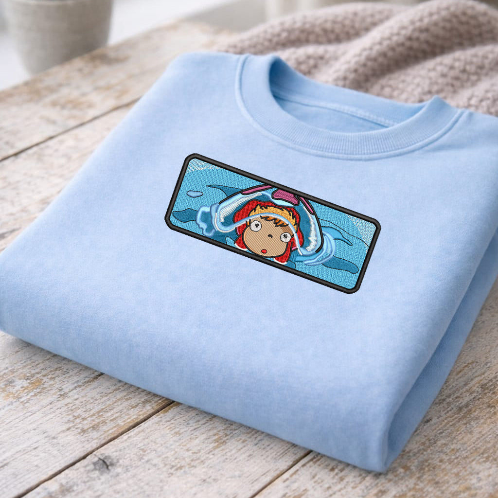 Ponyo Embroidery Design – Digital Download for Embroidery Machine