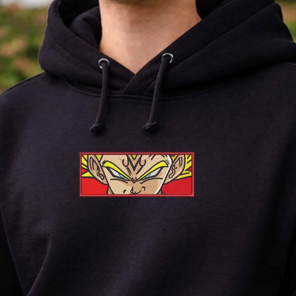 Vegeta Majin Face Eyes Embroidery Design – Dragon Ball Z Super Saiyan Anime Machine Embroidery File